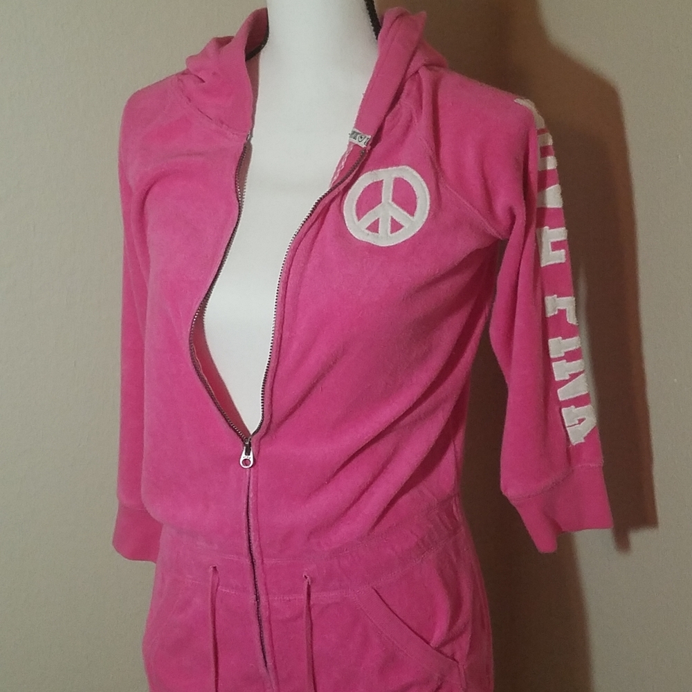 Pink Victoria's secret swim suit cover up